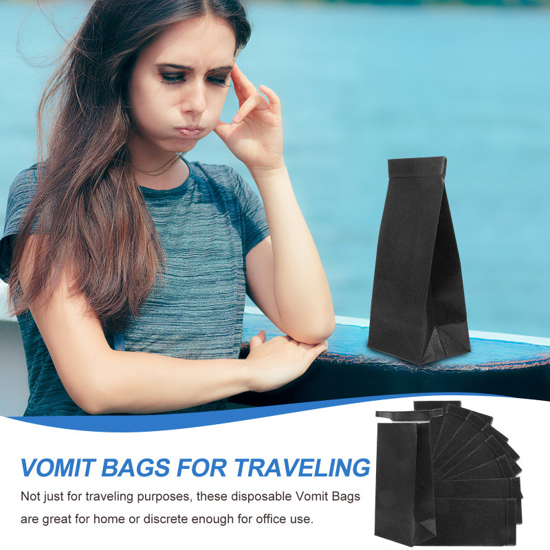 10 Pcs Vomiting Bags for Outdoor Car sickness Throw up