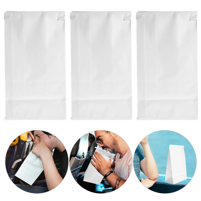 Disposable Vomit Bag for Barf Emesis Sickness Travel For Throw Motion Stomach Airsick