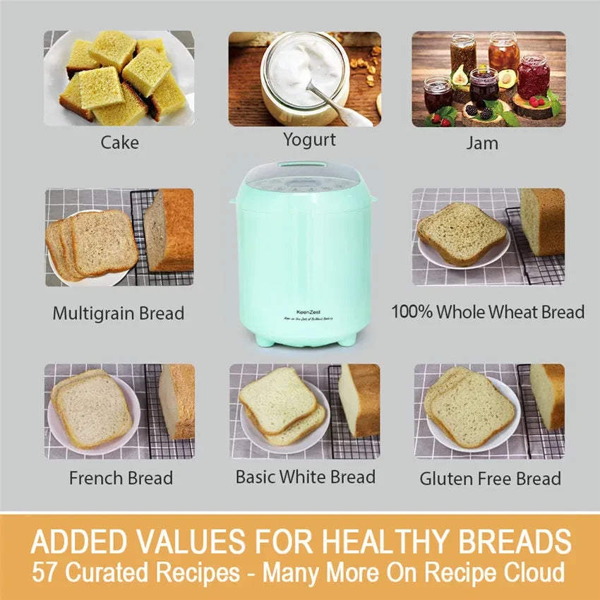 KeenZest Compact Bread Machine