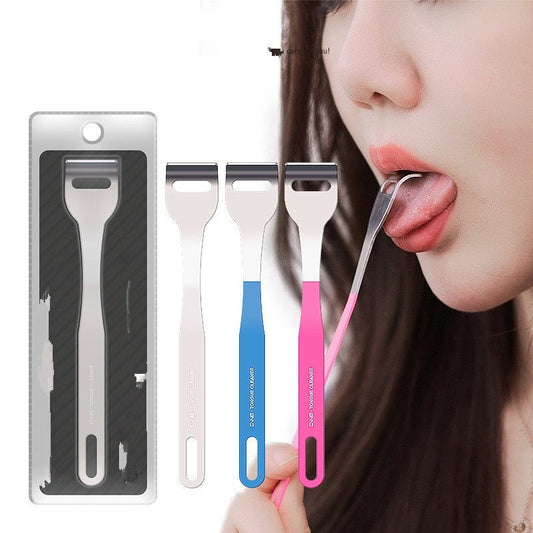 Useful Tongue Scraper Stainless Steel Oral Tongue Cleaner