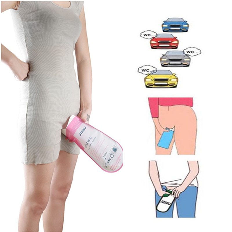 Emergency urine bag travel portable disposable urinal for adults and children