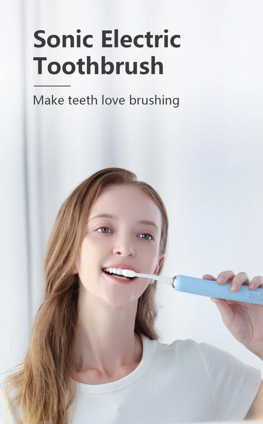 Smart Electric Toothbrush Rechargeable Tooth Brush 5 Mode Smart Time Whitener Teethbrush