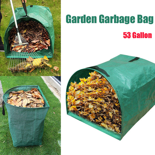 Dustpan Garden Garbage Bag Handrail Garden Leaf Bag